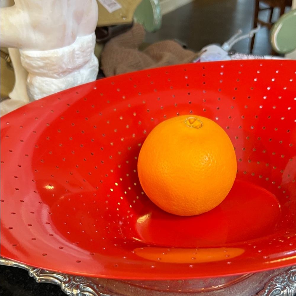 Alessi metal Red bowl